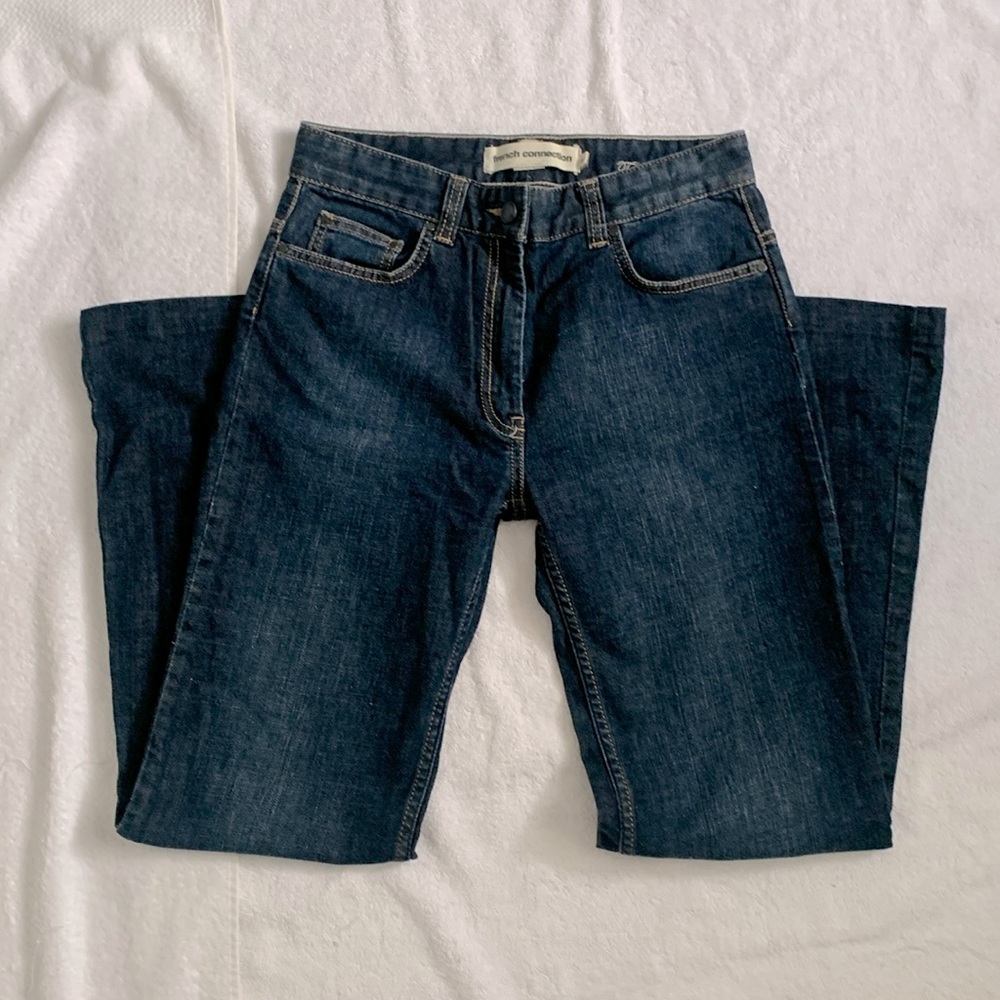 French Connection - Tailored flare - dark wash - Size 6
